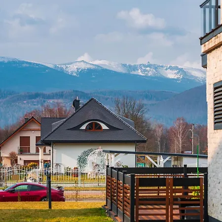 아파트 Yellow Star Z Widokiem *