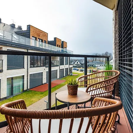 Yellow Star Z Widokiem 아파트 *