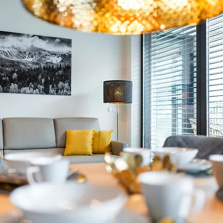 아파트 Yellow Star Z Widokiem *